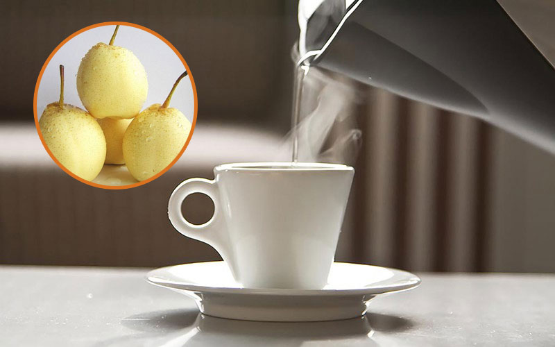 Lưu ý không dùng chung nước nóng và lê