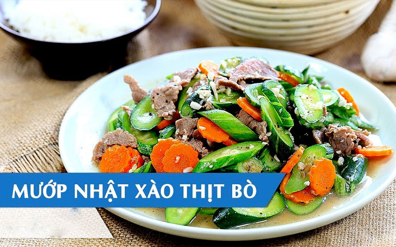 Lặc lày xào thịt bò