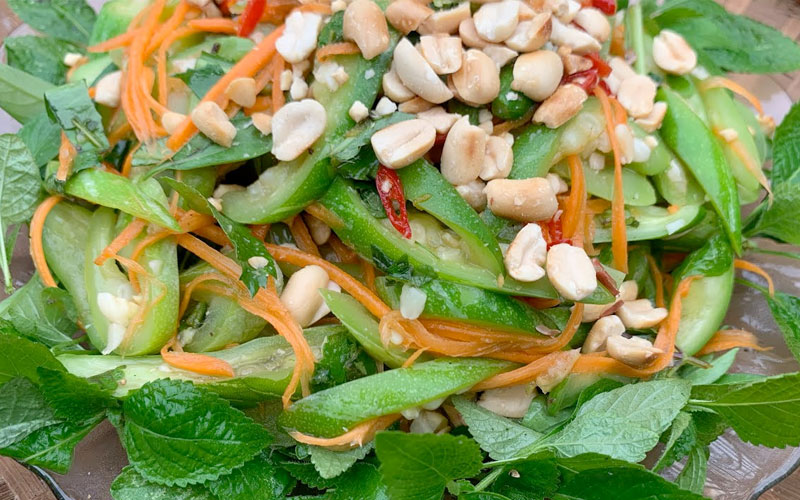 Nộm mướp gỏi nhật độc đáo, hấp dẫn