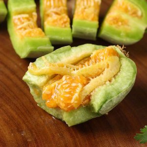 qua dua gang xanh ruot cam